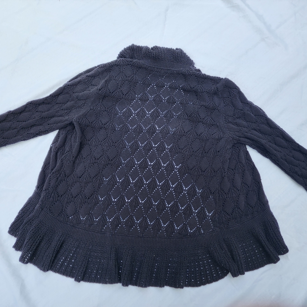 PXL RUFFLE black sweater - Picture 2 of 12